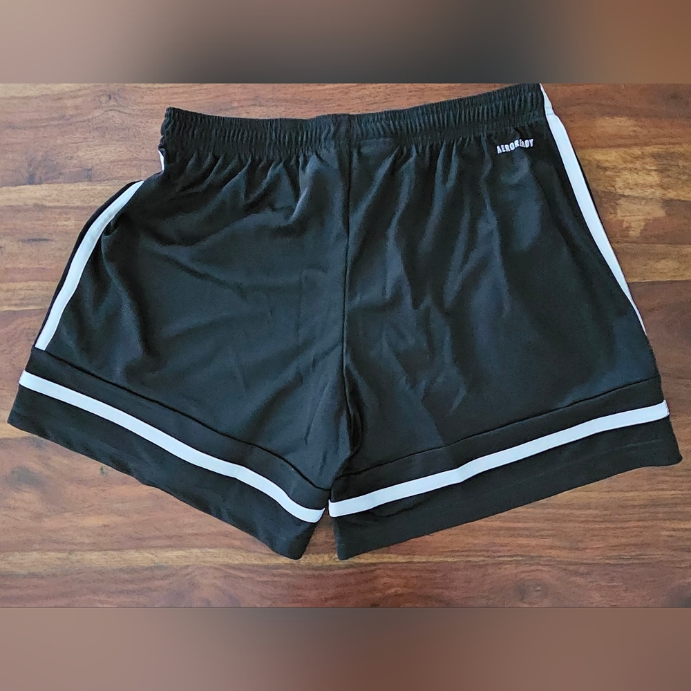 Adidas Team Icon 25 Squadra Soccer Jersey Shorts Women's Small Red Black Gray